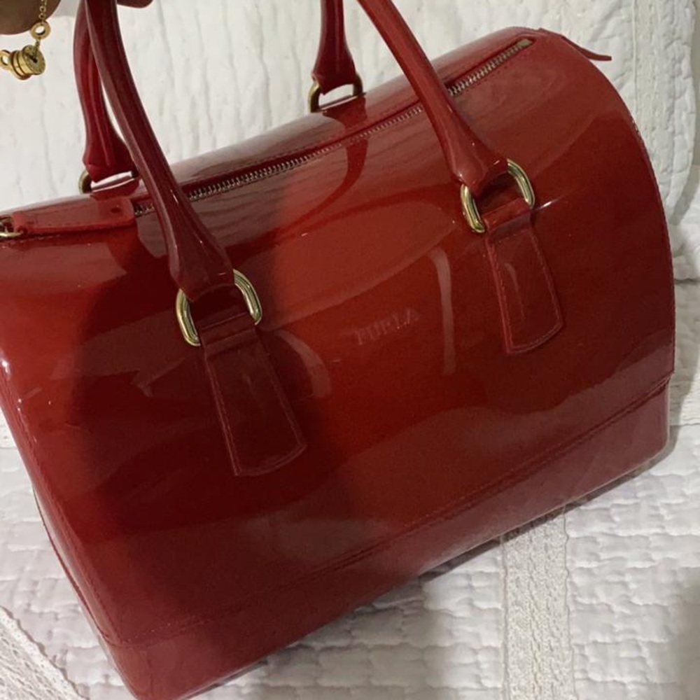 Authentic Red Furla Bag